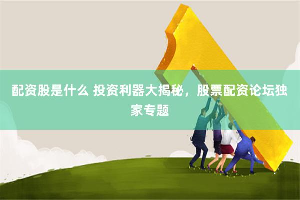 配资股是什么 投资利器大揭秘，股票配资论坛独家专题