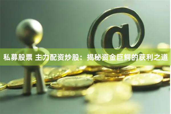 私募股票 主力配资炒股：揭秘资金巨鳄的获利之道